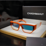 Hexagonal sunglasses with black colour for men and women