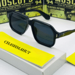 Hexagonal sunglasses with black colour  for men and women