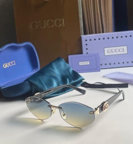 A1 Copy/Gucci/Rimless/Metal/Normal side/Sunglasses