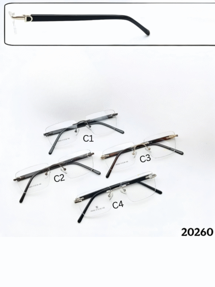 Metal/Rimless/Frame/Normal/side/Frame