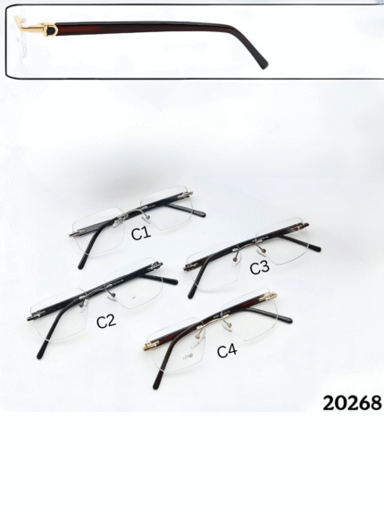 Metal/Rimless/Frame/Normal side/Frame