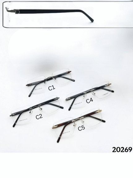 Metal/Rimless/Normal side/Frame