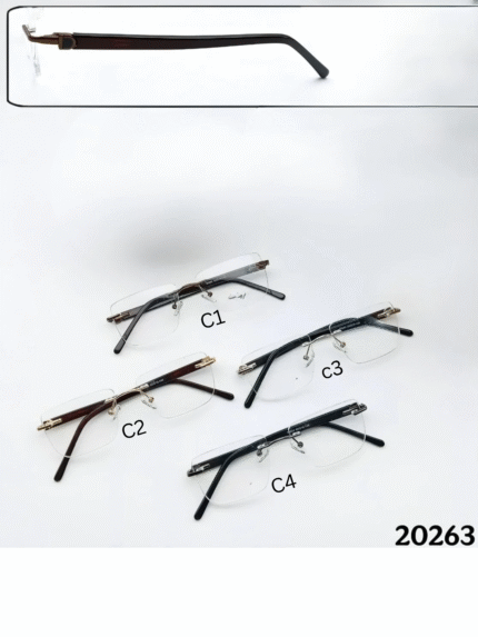 Mettal/Rimless/Frame/Normal side/Frame